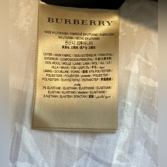 Burberry London England 100% MIDI Wool Skirt - Picture 8 of 14